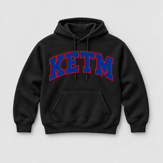 KETM Philadelphia 76ers black alternate hoodie