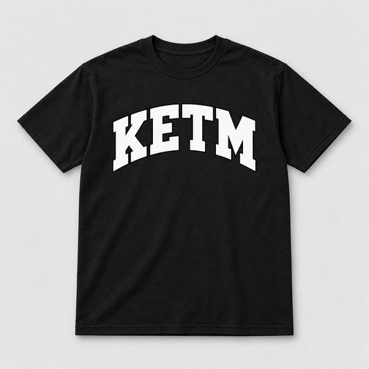 KETM Essential T-Shirt — Black / White