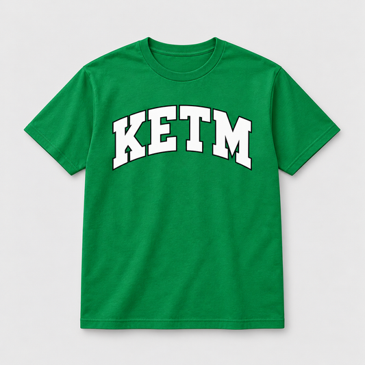 KETM Essential T-Shirt — Irish Green / White