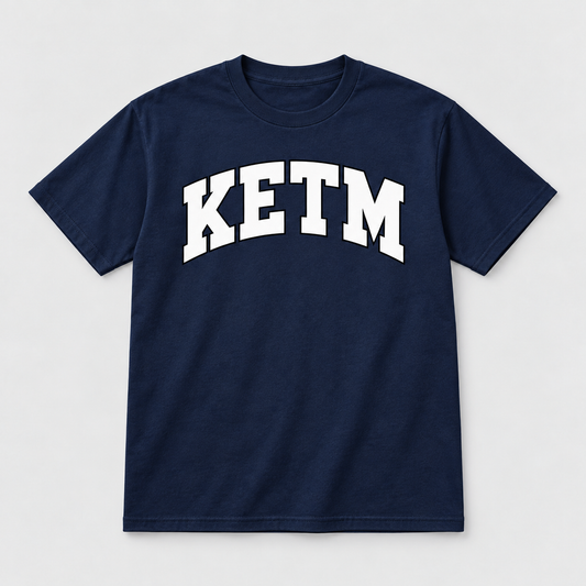 KETM Essential T-Shirt — Navy / White