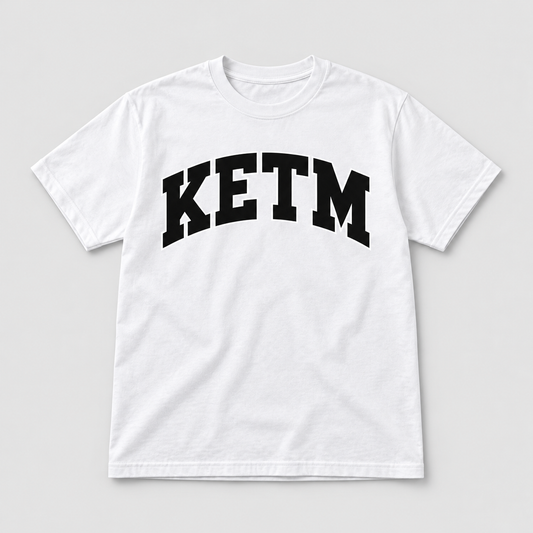 KETM Essential T-Shirt — White / Black