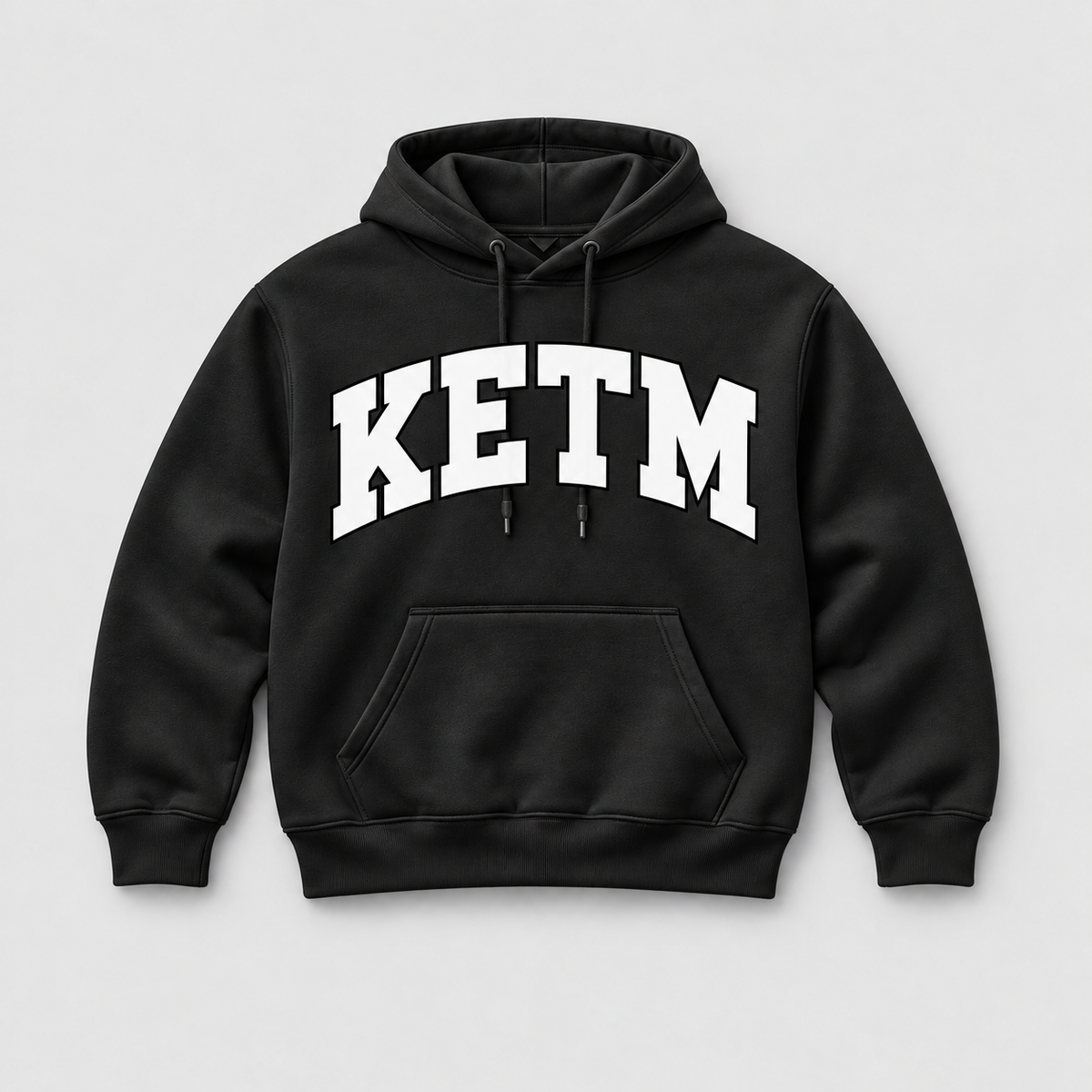 KETM Essentials Hoodie — Black / White