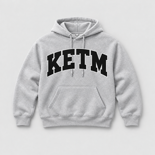 KETM Essentials Hoodie — Heather Gray / Black