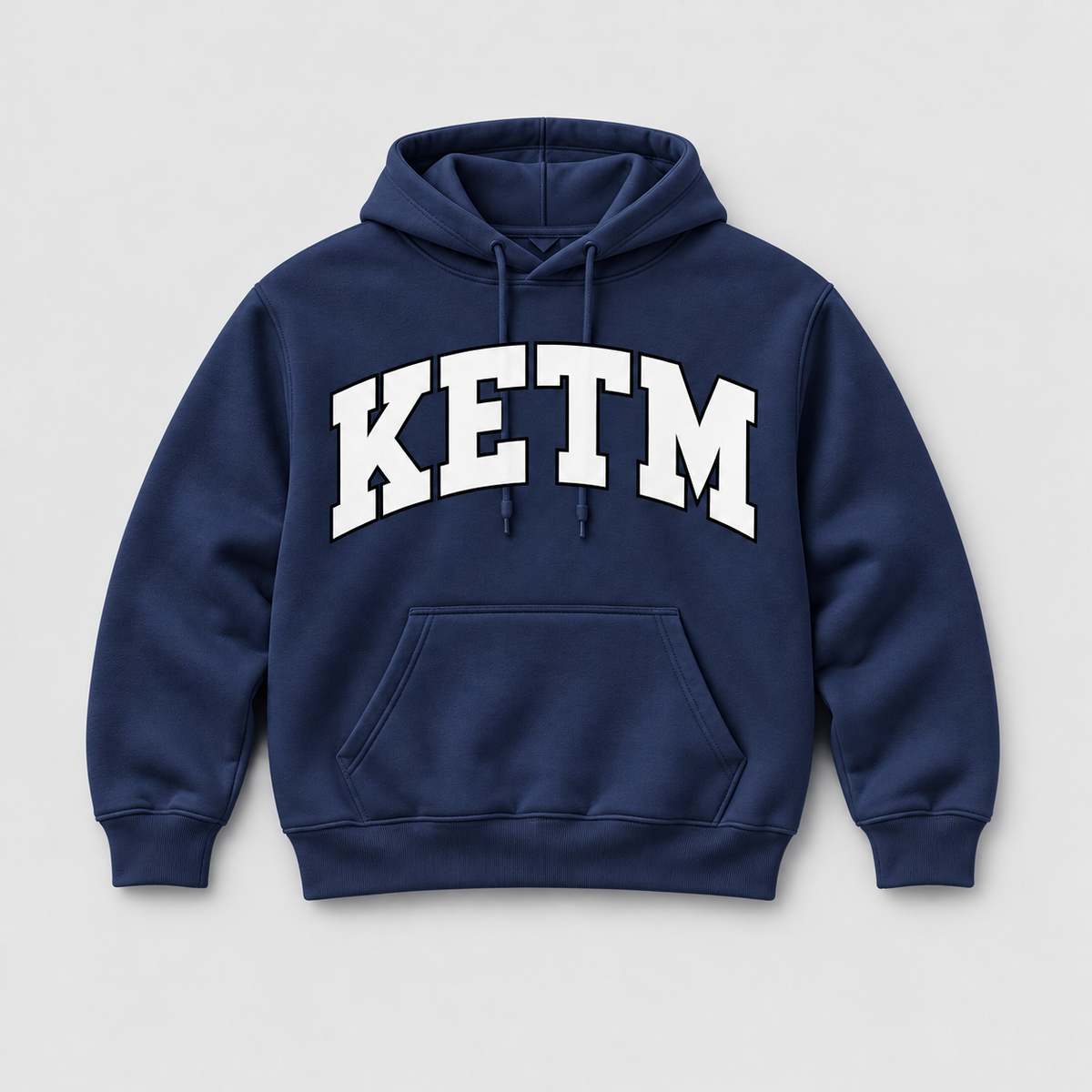 KETM Essentials Hoodie — Navy / White