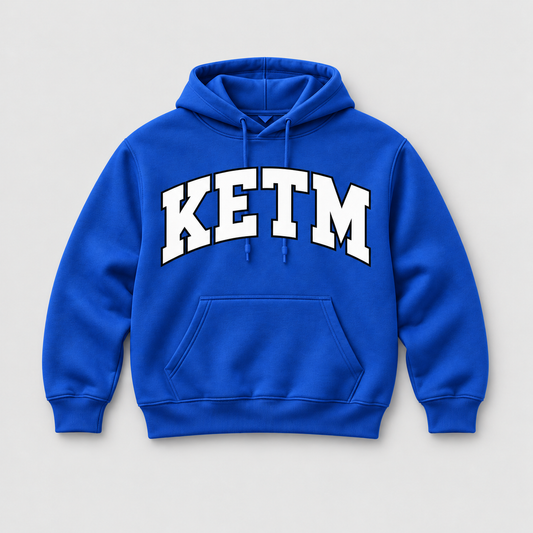 KETM Essentials Hoodie — Royal Blue / White