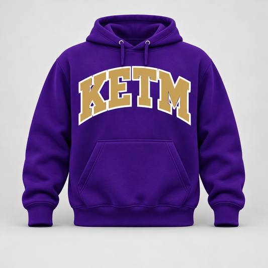 KETM Hoodie — CBC Inspired — Purple / Gold / White
