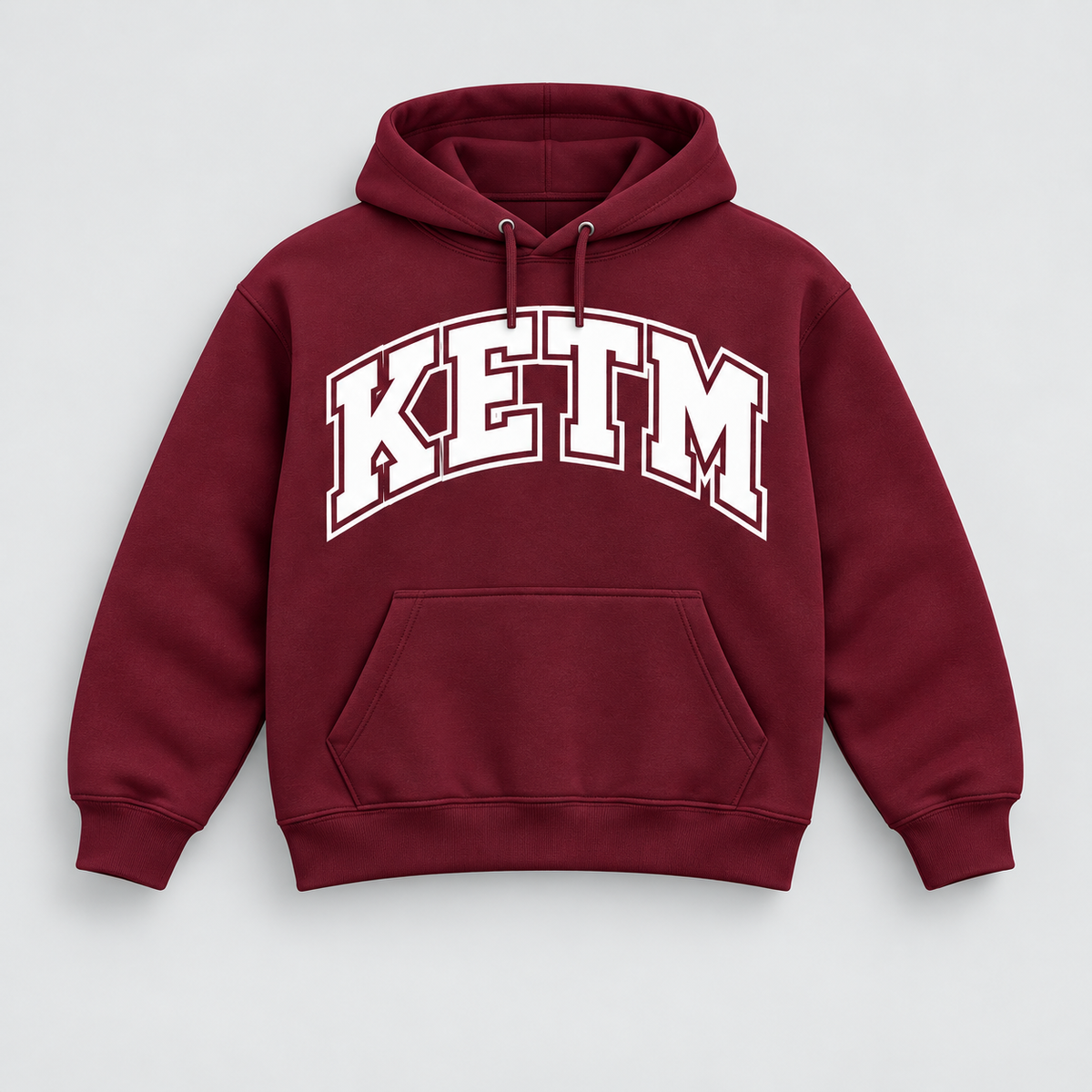 KETM Hoodie — De Smet Inspired — Maroon / White