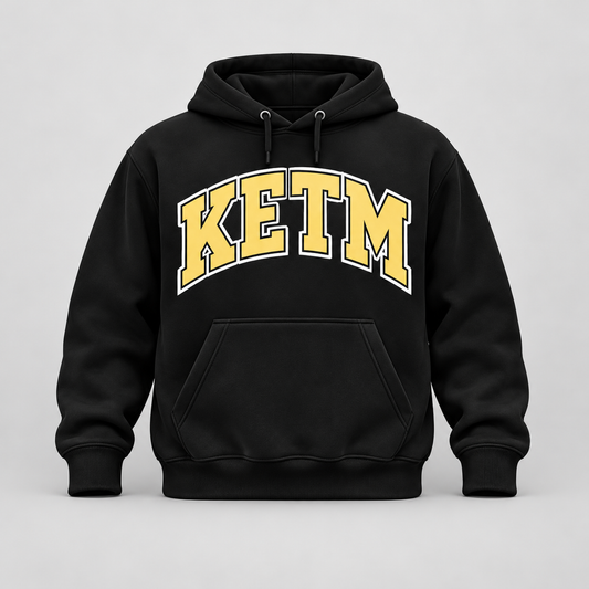 KETM Hoodie — Hazelwood Central Inspired — Black / Gold / White