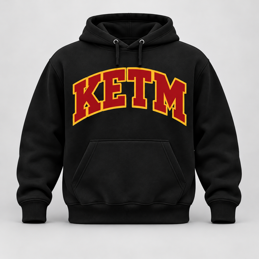 KETM Hoodie — Lift for Life Inspired — Black / Red / Gold