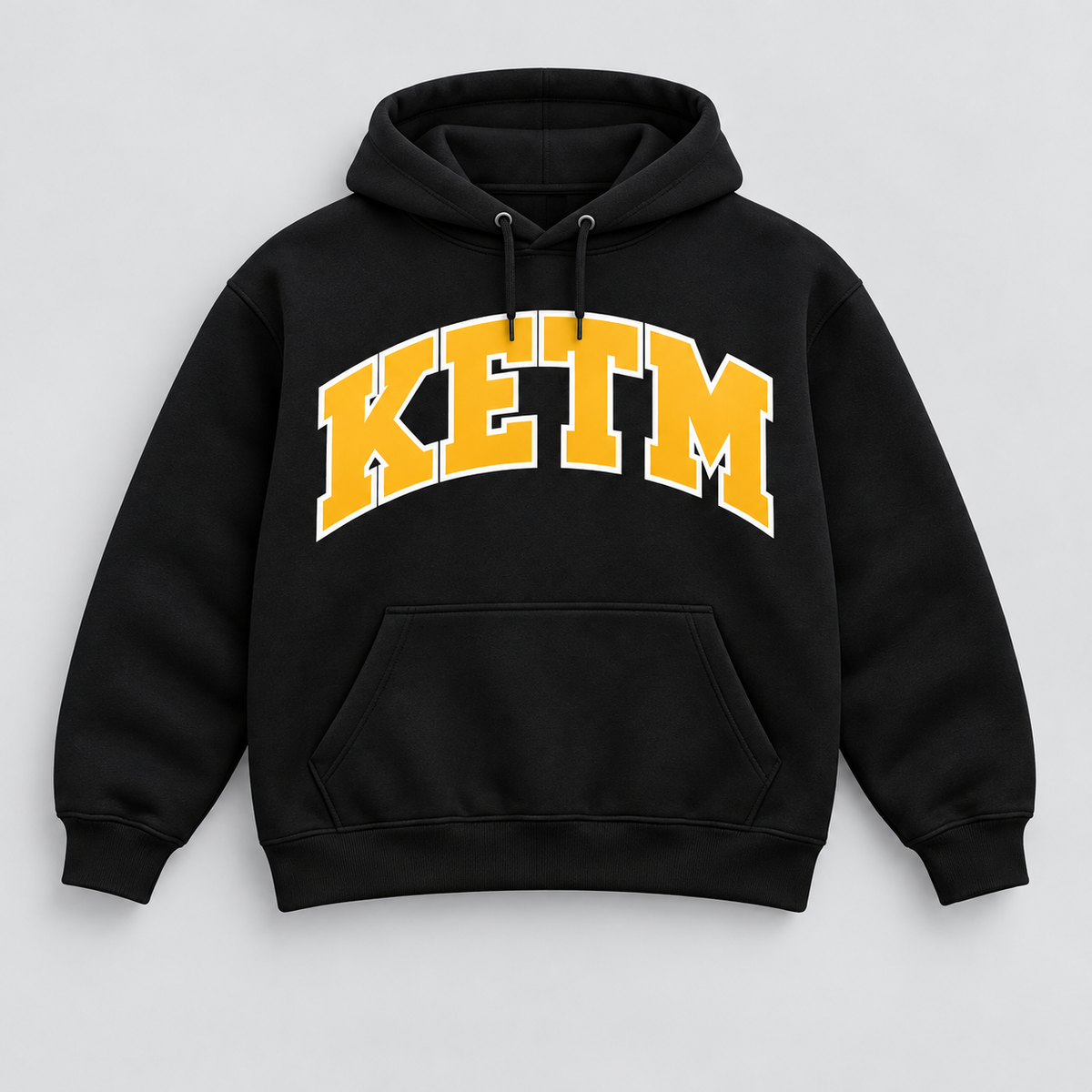 KETM Hoodie — Vianney Inspired — Black / Gold / White